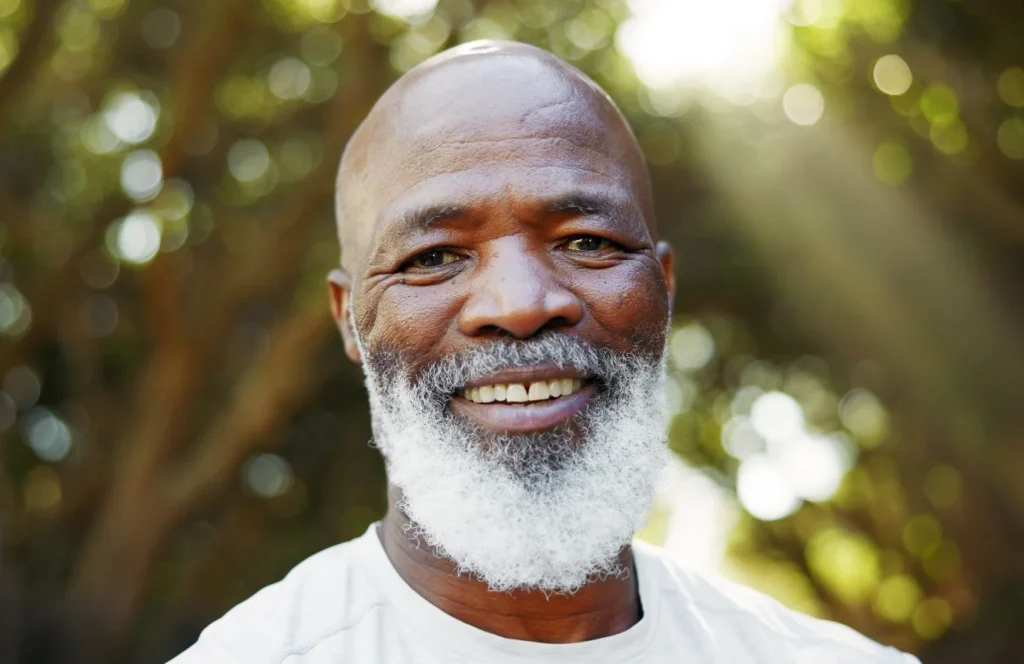 Man smiling at camera